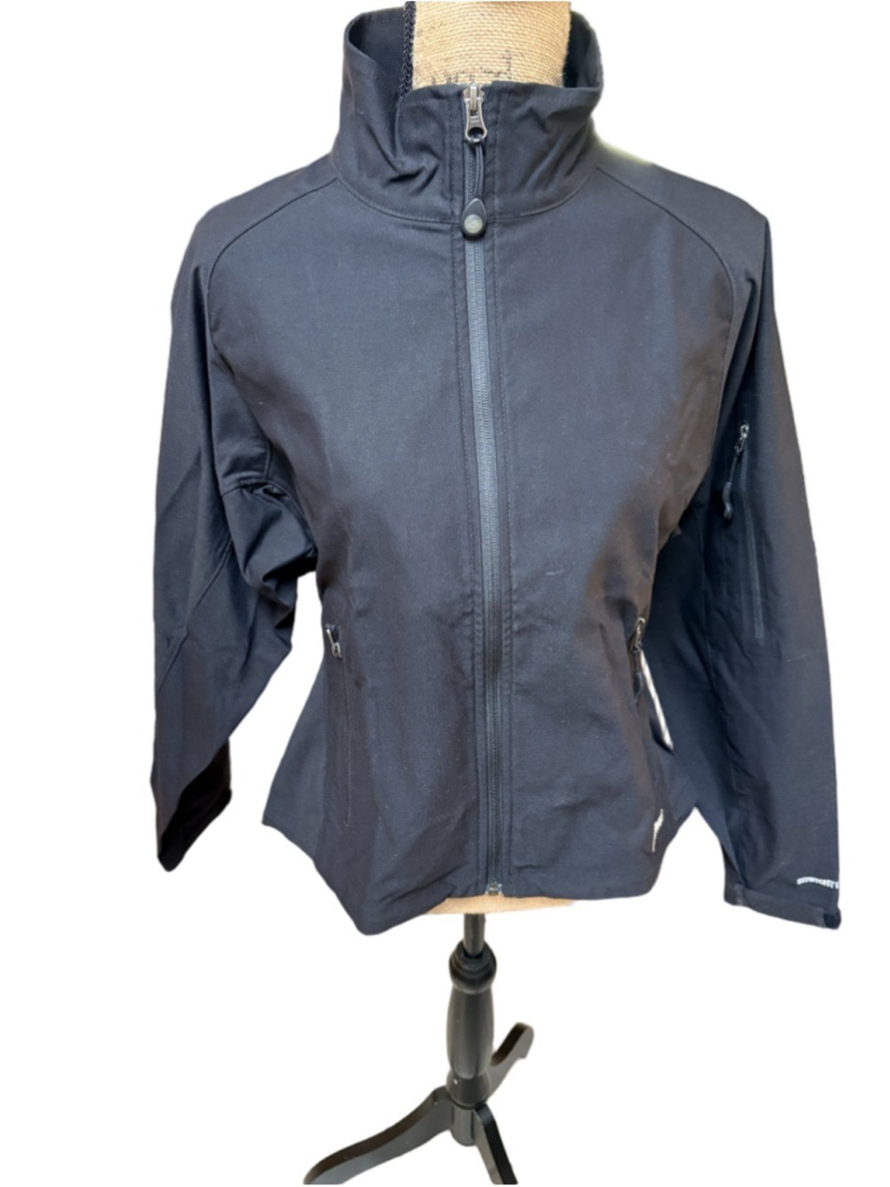 Eastern Mountain Sports (EMS) Black StretchTech Jacket Size M (18” PTP)